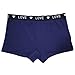 Women's Plus Size Fashion Boyshort Panties Cotton Boxer Briefs Stretchy Moisture Wicking Underwear Comfort Underpants Navy