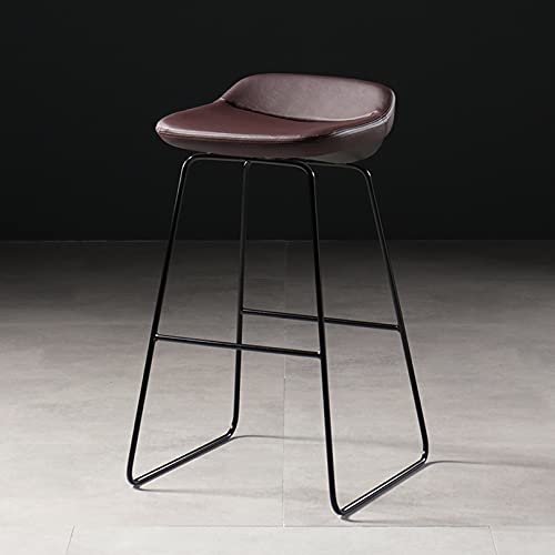 Tabouret d'îlot de cuisine marron 75 cm pour gagner de l'espace au comptoir