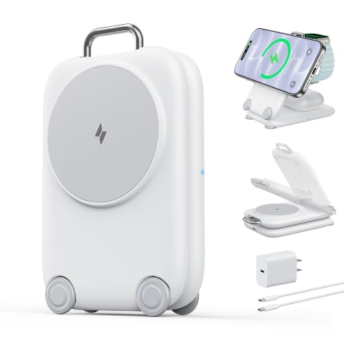 Mukiya PaktVault Traveling Fast Wireless Charging Station for iPhone Duo