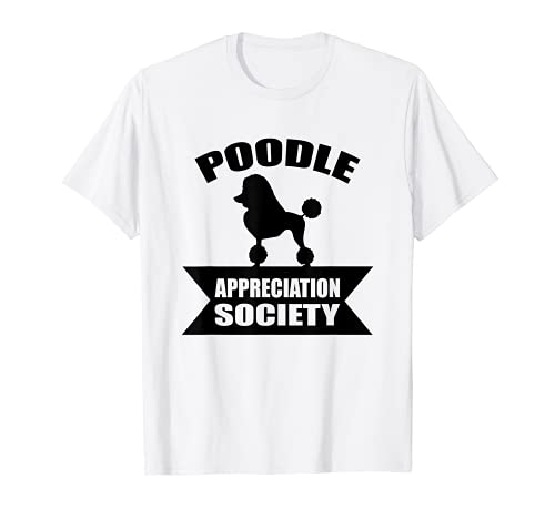 Poodle Dog T-Shirt, White