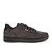 Levi's Mens Drive Lo 2 Vegan Leather Casual Lace Up Sneaker Shoe, Charcoal/Black, 10 M