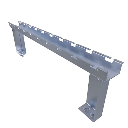 NavePoint Wire Mesh Cable Tray Floor Stand 20in Wide