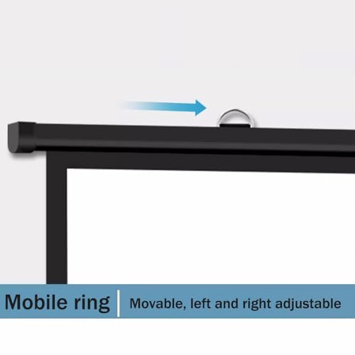 Pantalla de proyección manual 72 pulg 16:9 4K HD miniatura 3
