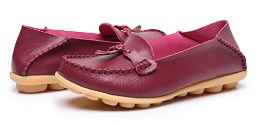 Image of VenusCelia Women's Decoration Comfy Walking Flat Loafer