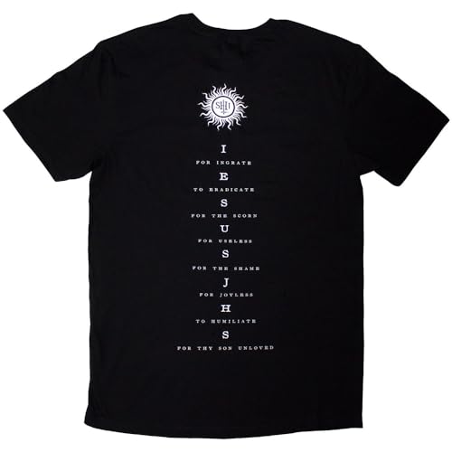 Behemoth The Shit Ov God Vertical Logo Cover T Shirt Size S