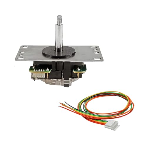 Image of SANWA JLF-TP-8YT Arcade Joystick (Red Ball Top) - Premium, High Precision, Responsive Controls, Multi-Platform Compatible - Ideal for Gaming Enthusiasts, for Arcade Jamma Game 4 & 8 Way Adjustable