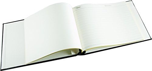 Book of Condolence' - Loose Leaf Inner Page Format - Presentation Boxed - Black - Size 265 x 195mm