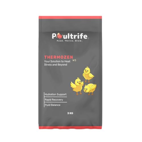 Image of Thermozen WS - Water-Soluble Poultry Heat Stress Supplement | Electrolytes, Vitamins, & Probiotics for Dehydration, Gut Health, & Immunity - 3 KG