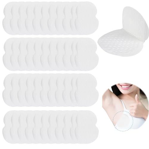 LEUUD 40 Pièces Coussinet Anti Transpirant Invisibles, Patch Anti Transpiration Jetables, Protège Aisselles Anti Transpirant Patch Confortable pour Homme et Femme