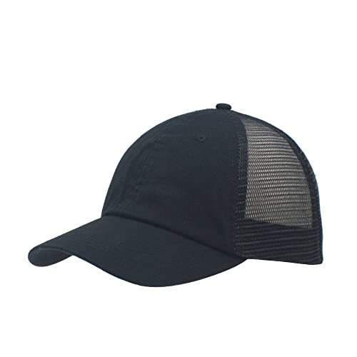 Image of The Vintage Year Washed Cotton Unstructured Soft Mesh Adjustable Trucker Baseball Cap
