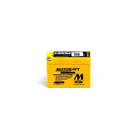 MotoBatt MBT4BB (12V 2.5 Amp) 40CCA Factory Activated QuadFlex AGM Battery Replaces - YT4BBS, GT4-3 Cover