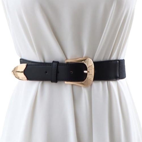 Pin Buckle Waistband Elastic Stretchy Belt For Casual Wear Waist Strap Waist Shaping Band Adjustable Belt For Dress Coat Styl4