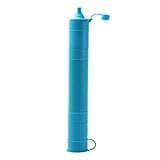 SNOWINSPRING Outdoor Water Purifier Camping Hiking Emergency Life Survival Portable Purifier Water Filter Three-Stage Filtration