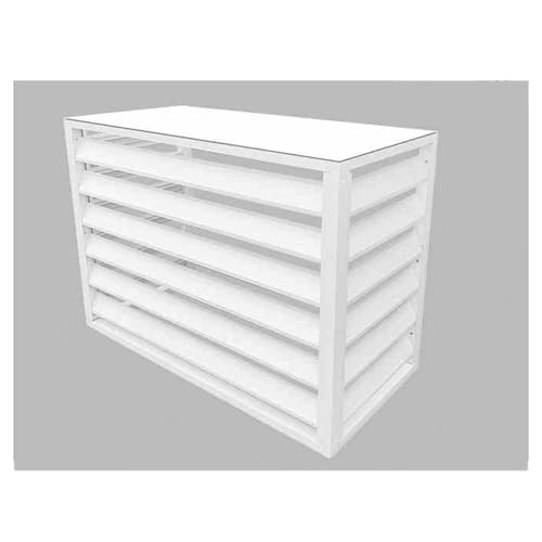 HOFUNTRE Draußen Massivholz Klimaanlage Zaun Bildschirm ,Klima Splitgerät,Erfüllt Die Nutzungsanforderungen Verschiedener Räume, Stabile Struktur, Einfache Installation(White,Four Sides_100CM) HOFUNTRE Draußen Massivholz Klimaanlage Zaun Bildschirm ,Klima Splitgerät,Erfüllt Die Nutzungsanforderungen Verschiedener Räume, Stabile Struktur, Einfache Installation(White,Four Sides_100CM)