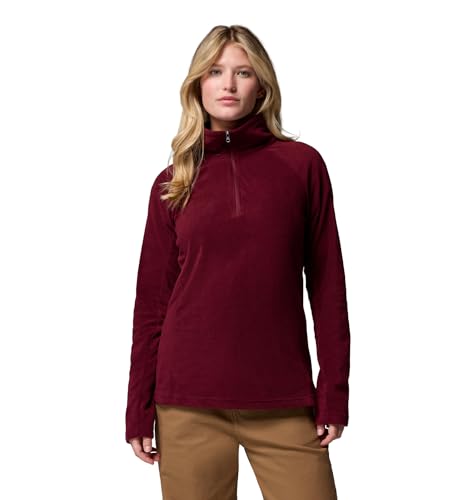 Columbia Glacial IV 1/2 Zip Fleecepullover, Sportbekleidungsfleece, federleicht, Stretchkomfort, flexible Passform, ultra-leicht, kuschelige Wärme - Damen