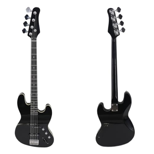 Guitare basse électrique avec micro JB et corps acajou