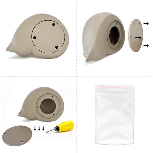 Comemori Urne in Form einer schlafenden Katze, Taupe (Beige, Sand)