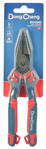 Image of Dong Cheng High Leverage Combination Pliers 8 inch / 200mm - Eccentric Labor-Saving Structure | 64HRC Laser-Quenched Edge | Phosphated Anti-Rust | High Leverage Combination Pliers