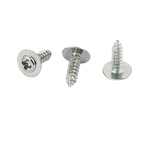 50 tornillos autorroscantes acero inox 8x2.3mm con arandela miniatura 2