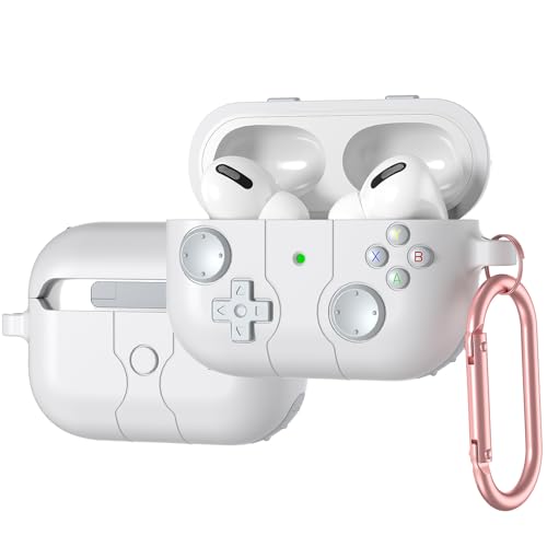 For AirPods pro 3 �P�[�X �J�o�[ �Q�[���@�� �ی�P�[�X�yYEZHU 2025�N�V�o��z �L�[�`�F�[���t�� �Q�[���v���[���[�f�U�C�� �q�� �e�B�[���G�C�W���[ ���� �j���p AirPods pro �� 3 ���� �[�d�P�[�X�p�\�t�g�V���R��