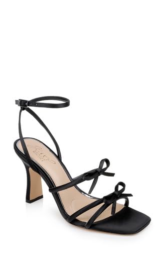Jewel Badgley Mischka Kiyomi Delicate Sandal with Bow Straps2