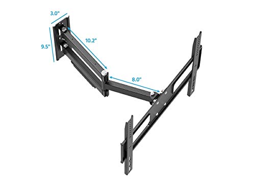 Image of Monoprice Premium Full Motion TV Wall Mount Bracket Outdoor Waterproof, Corrosion Resistant for 32 inch to 100 inch TVs up to 110lbs, Max VESA 400x400