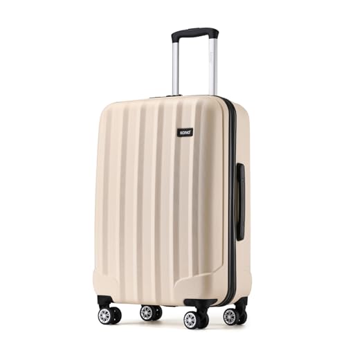 Kono 24 Inch Hard Shell Luggage with Spinner Wheels