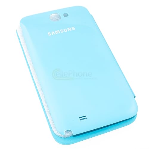 Etui cache batterie Galaxy Note 2 Bleu anti-rayure et antichoc