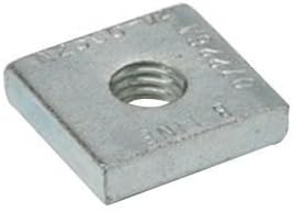 B-Line N2500-3/8ZN Zinc Electroplated Steel Square Insert Nut 3/8 Inch