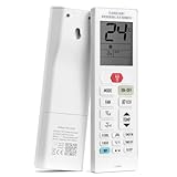 Zmmyld Flashlight Universal AC Remote LCD Air Conditioner Controller for Mitsubishi FUJITSU LG Midea Samsung Daikin Panasonic GREE HITACHI Toshiba SANYO and More Air Conditioning with °F/°C Modes