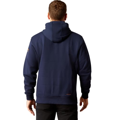 ARIAT mens Rebar All-weather Insulated Full Zip Hoodie2