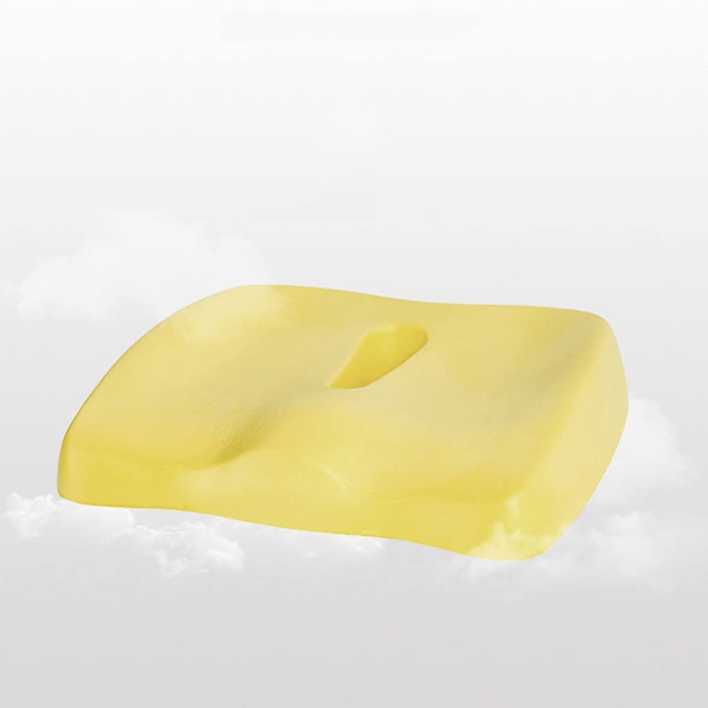 XMING Kissen Büro Langsitz Memory Cotton Stuhlkissen Auto Sommer Gesäß Atmungsaktives Sitzkissen (Color : Gray)