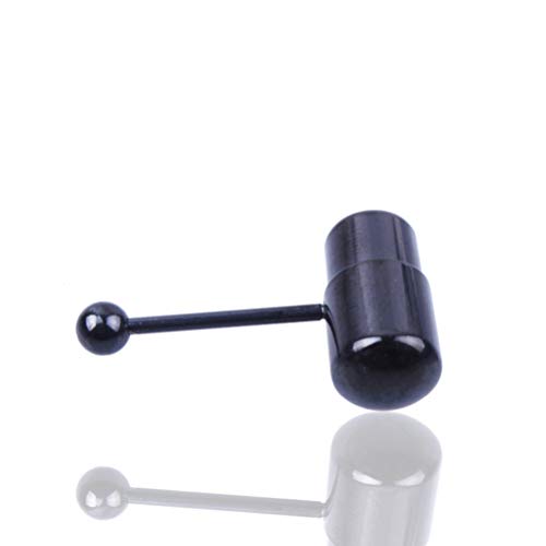 Valicclud Anéis de língua vibratórios de aço inoxidável para mulheres, homens, língua, piercing corp