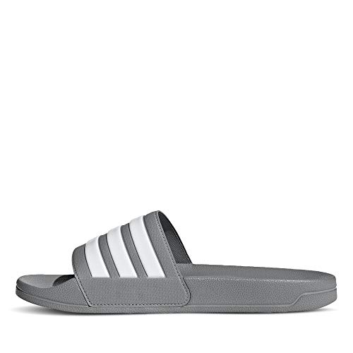 Image of adidas Women ADILETTE SHOWER Synthetic Swim Slide FTWWHT /GOLDMT /BOGOLD | LUT50