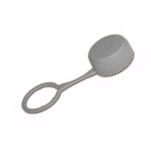 Axygen SCO-LP-GR Looped Microcentrifuge Tube Screw Caps With O-Ring for Axygen 0.5, 1.5 or 2mL Tubes, Grey, PP (1 Case: 500 Caps/Unit; 8 Units/Case)