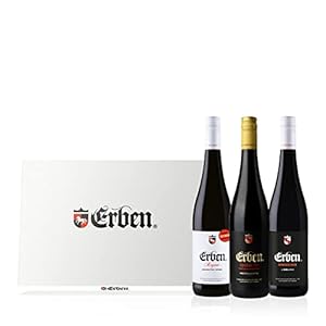 ERBEN Geschenkset | Rotwein 3 Flaschen Lieblich + Süß 0,75l | Präsent mit Wein aus Deutschland | Geschenk zu Weihnachten…