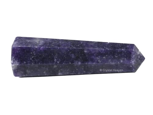 Image of Crystal Heaven Certified Lepidolite Crystal Tower Obelisk Point For Chakra, Healing And Balancing - Aaa Grade Original Certified Gemstone Agate For Reiki Meditation Yoga Spiritual (3-4 Inches)