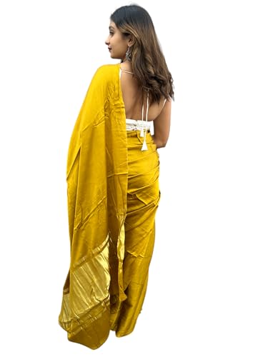 ODHAN gold modal silk saree – image 4