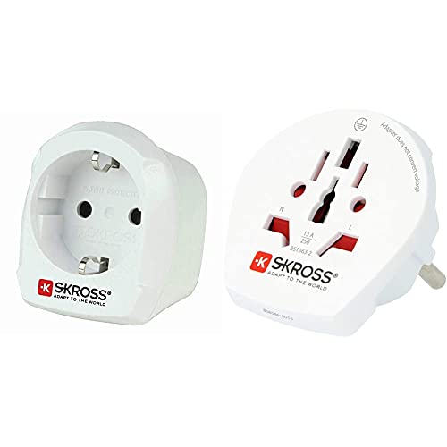 Adaptateur de Voyage - France vers Royaume-Uni (UK) - SKROSS & Adaptateur de Voyage - Prises Monde vers France Cover