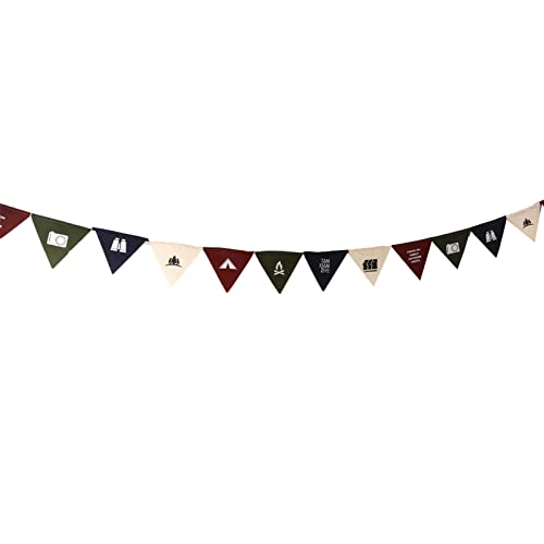 Bandeiras Triangulares de Acampamento, Bandeiras Coloridas 16 Bandeiras para Casamento