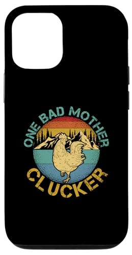 Custodia per iPhone 13 Romanzo vintage di One Bad Mother Clucker Chicken Lover