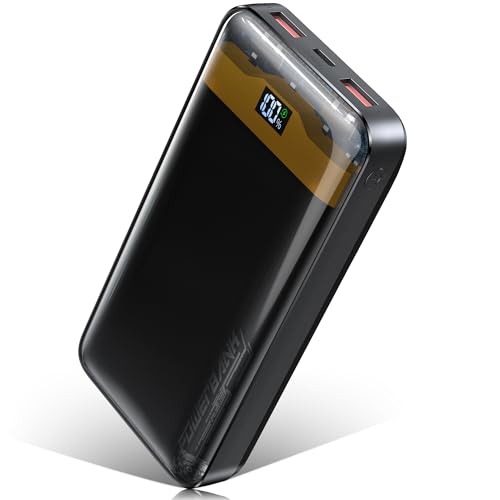 Power Bank 46800mAh Huge Portable Charger, Fast Charging 22.5W & PD 20W USB-C Input, 4 Charging ports, Clear Digital Display, Compatible with SmartDevices,Tablet,iPhone