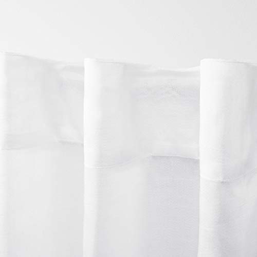 Exclusive Home Curtains Curtain Panel, Polyester Cotton Blend, Winter White, 54x96, W 54" x L 96" (1 Panels) - Image 3