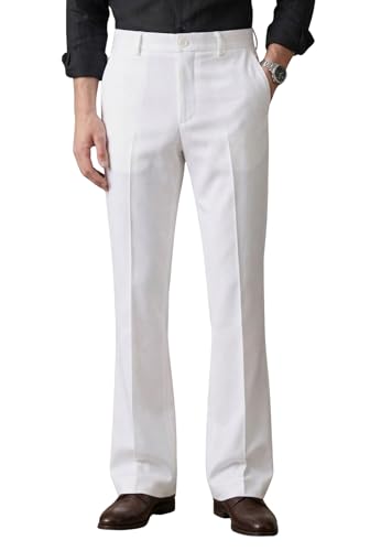 Image of Men's Trendy Bootcut Trousers - Modern Flared Fit | Premium Formal Pants