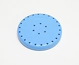 2X Plasdent Round Magnetic Dental Bur Block Holder Station 28 Holes