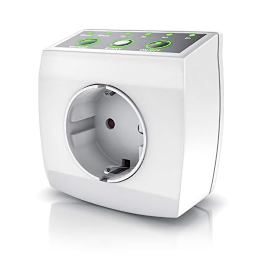 Countdown Timer Steckdose - Zeitschaltuhr - Zeitschalter - Steckdosentimer - mechanischer Timer – Energiespar-Dose - für Heizlüfter - 240 V - 3840W - Energieeffizient - Weiß