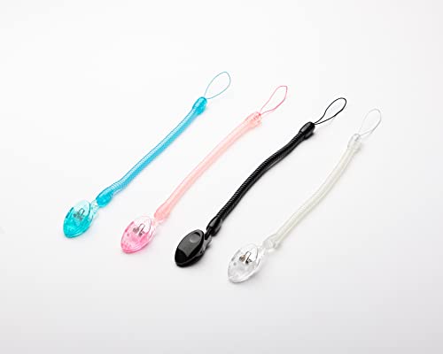 Swing 携帯落下防止 ストラップ コイルクリップストラップキー クリア S002CL直径:6㎜ 長さ:20㎝