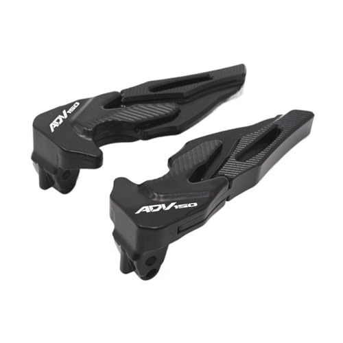 Repose-pieds moto ADV 150 en aluminium avec grip antidérapant noir