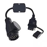 AugustknowU Pin de la UE 13 al adaptador del arnés de cableado del remolque del Pin de los E.E.U.U. 4 diseñado para la alineación de la luz de freno y de la señal