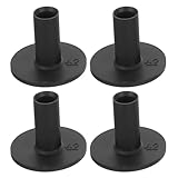 WOONEKY 4 Piezas tee De Golf De Goma Accesorios para Jugar Al Golf Black